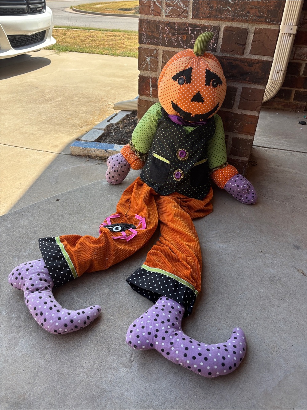 3 foot pumpkin Halloween decor